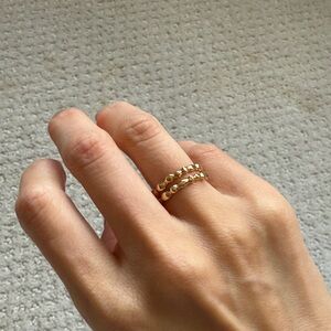 Fedoma Gold-Tone Stacked Ring set